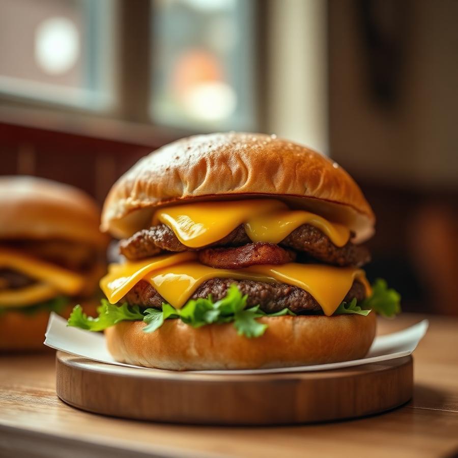 Coja Burger met cheddar